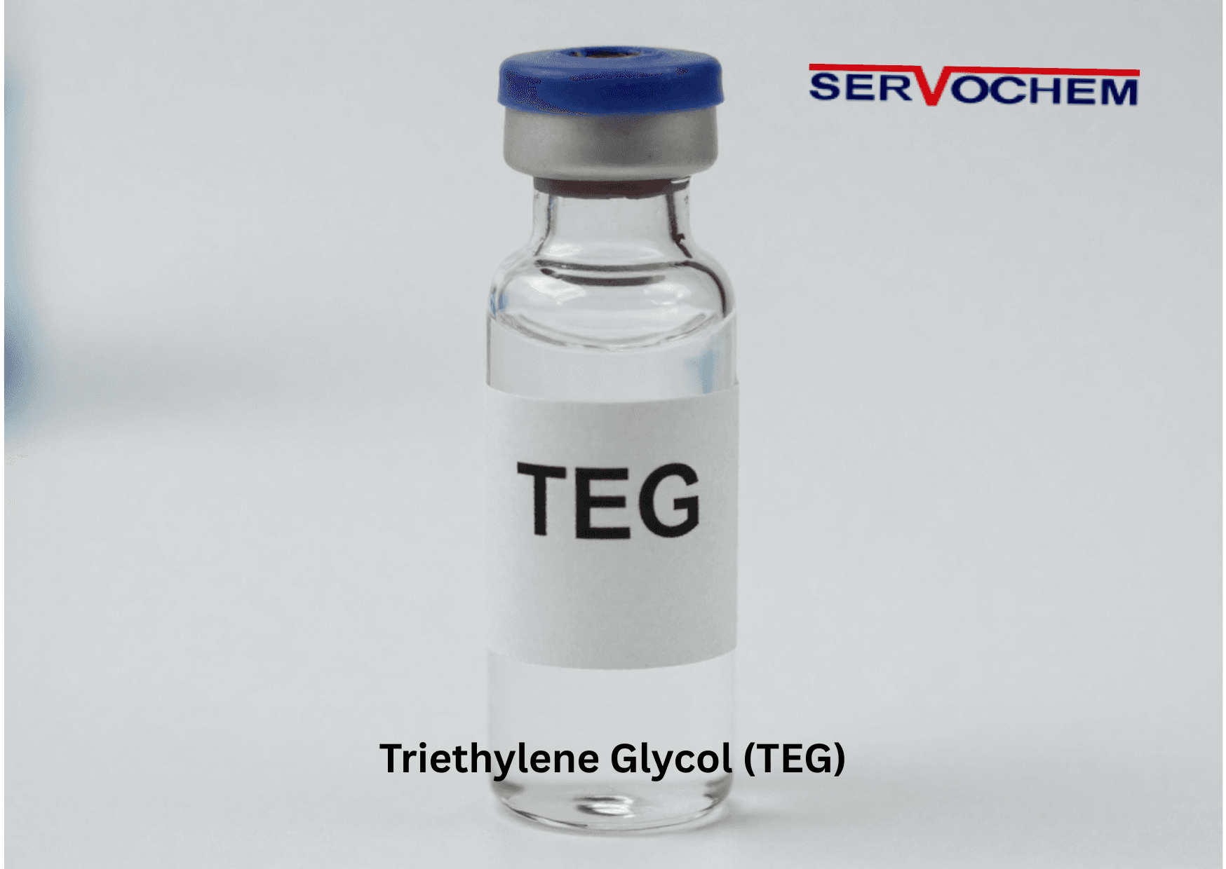 Clear Triethylene Glycol (TEG) liquid used in gas dehydration and industrial chemical applications.